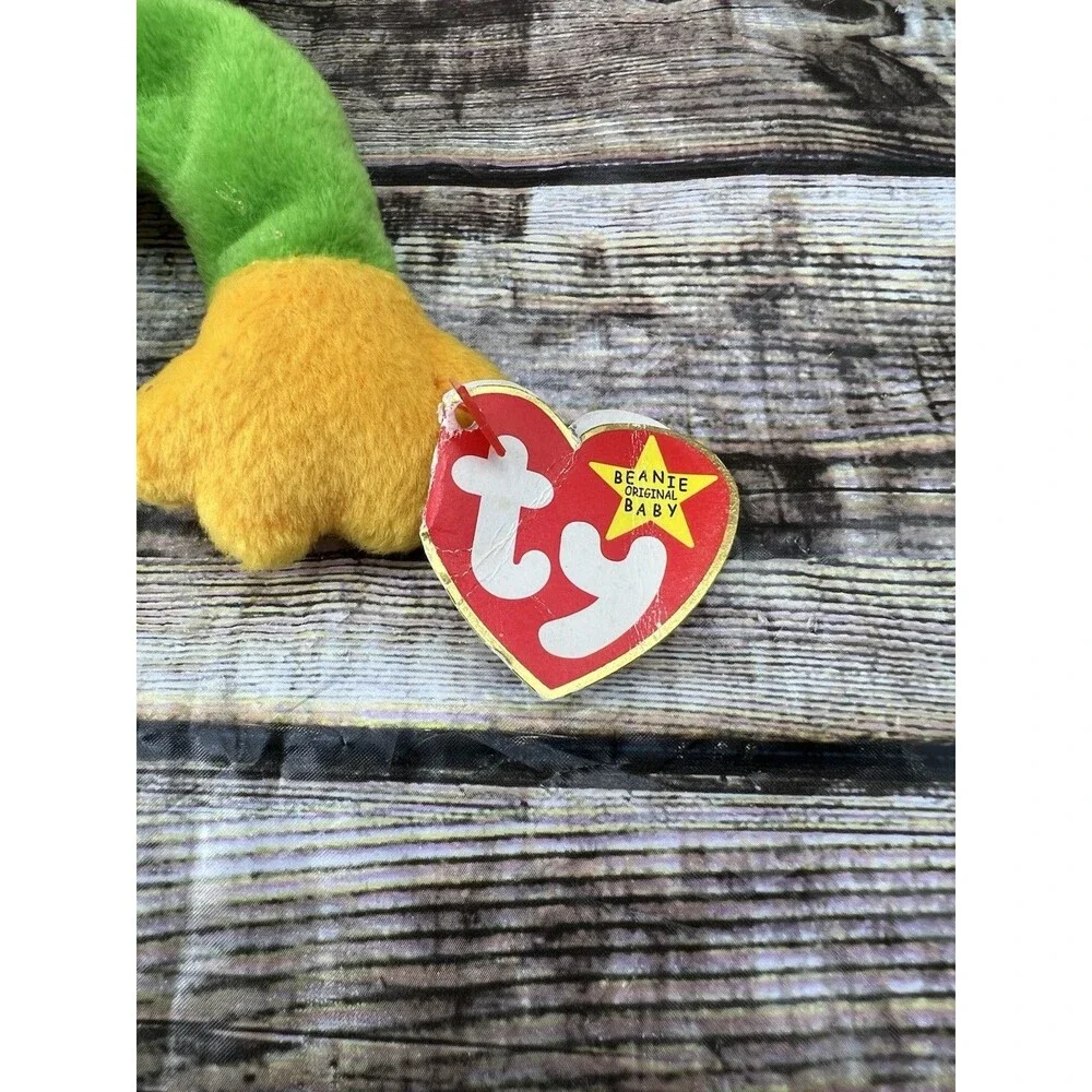 TY Beanie Baby - Smoochy the Frog (8 inch) - Stuffed Animal Toy
